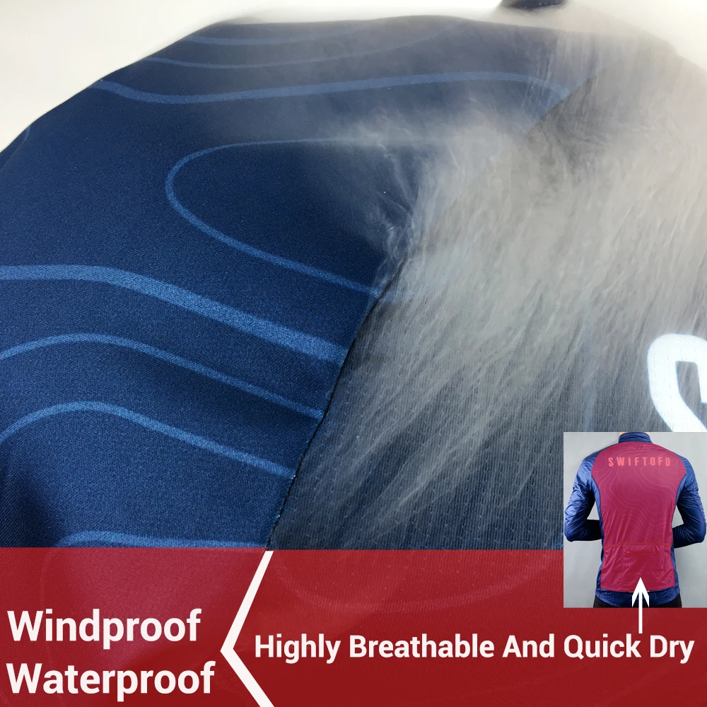 Cycling Jacket Reflective Windproof Skin Coat Sun Protective UPF 50+ Bike Windbreaker Men Breathable Clothing