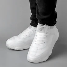 Водонепроницаемые бахилы, непромокаемые Нескользящие сапоги для мотоцикла, велосипеда, силиконовые резиновые многоразовые Защитные пленки для обуви на открытом воздухе