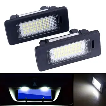 

A Pair 24 LED 3528 SMD LED License Plate Lights Lamps Bulbs 6000K Cool White Fit For BMW E82 E90 E92 E93 M3 E39 E60 E70 X5 YHQ