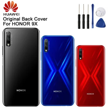 

Huawei Original Battery Glass Back Cover Door For HuaWei Honor 9X Door Rear Housing Back Cover Protective Phone Cases