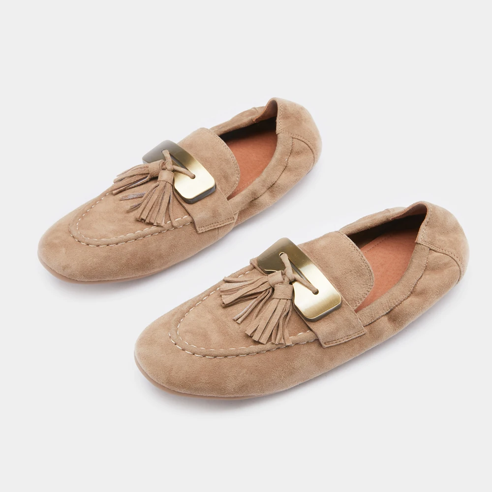 

Модные женские туфли на весну и лето;повседневные туфли лодочки из натуральной кожи на плоской подошве;женские мокасины на толстом каблуке с круглым носом;обувь для женщин летняя;лоферы женские;черный/бежевый 33-40