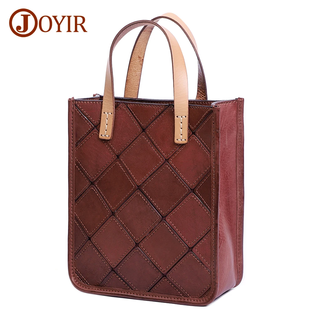 

JOYIR Genuine Leather Bags for Women Handbags Purse Ladies Fashion Parchwork Shoulder Crossbody Bag High Quality Small Handbag