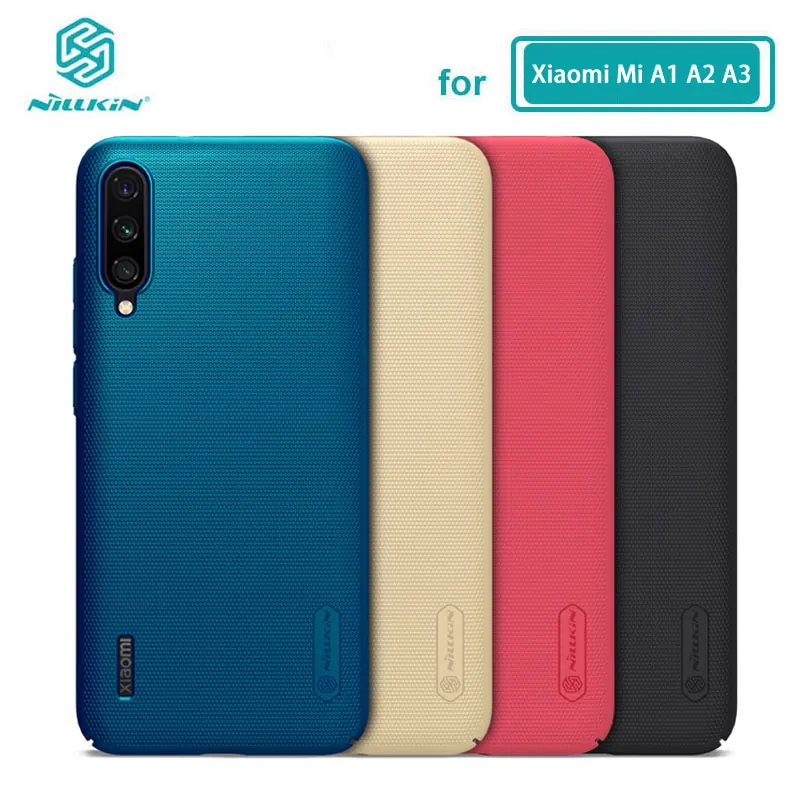 Для Xiaomi mi A3 чехол Nillkin Матовый Жесткий чехол для Xiaomi Mi A1 A2 A3 MiA1 MiA2 MiA3 Mi 5X 6X CC9E