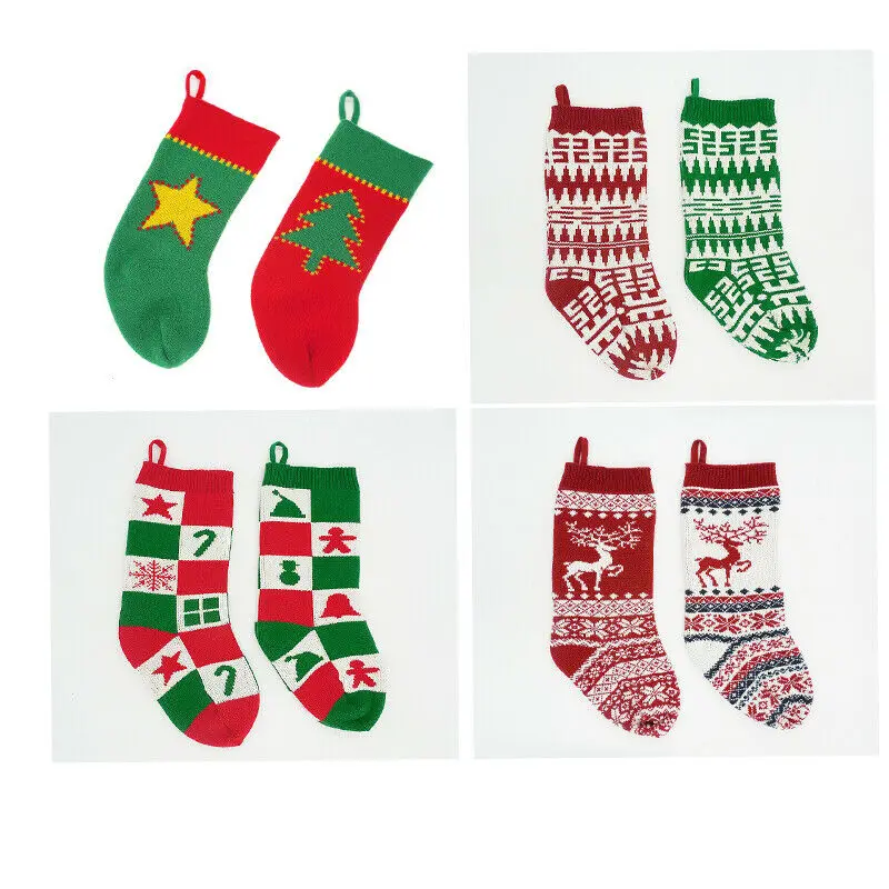 Красивые новогодние носки мужские женские Праздничные рождественские дизайнерские новые женские хлопчатобумажные носки Рождественский подарок