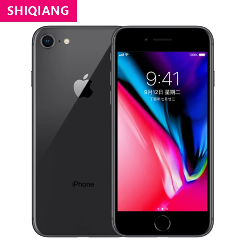 Apple iPhone 8 Original Unlocked Used Smartphone IP67 Fingerprint IOS11 64/256GB ROM 4G LTE 4.7'' 12MP HexaCore Touch ID Phone