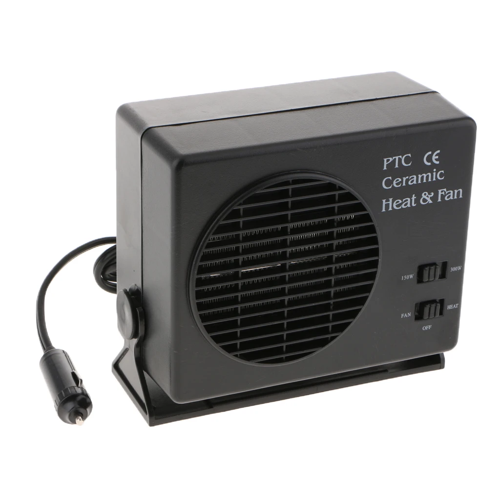 12V 150W Durable Car Heater Hot Fan Windscreen Windshield Demister Defroster