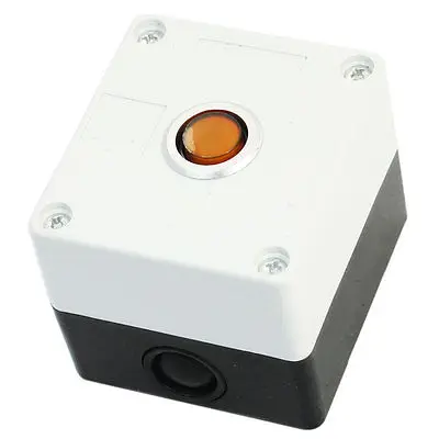 

Orange LED 24V Pilot Lamp Momentary 5 Pins Rectangle Plastic Push Button Station