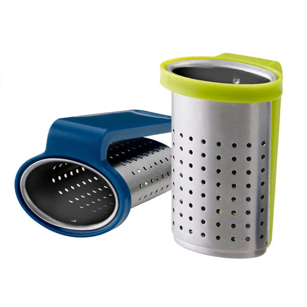 Многоразовый сетчатый фильтр для заварки чая из нержавеющей стали, ситечко для заварки чая карамельного цвета, чайный пакетик, фильтр для специй, посуда для напитков, кухонный инструмент