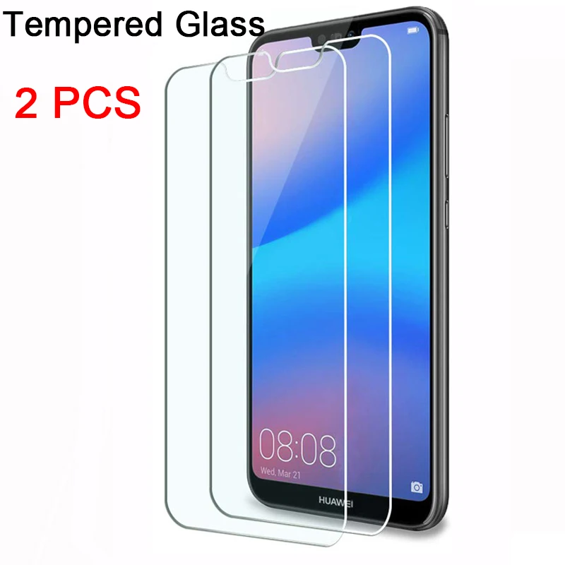 2 Pieces Screen Protector Protective Glass for Huawei P30 Lite P20 Pro P 30 20 P30Lite 2019 P40 Lite Tempered Glass Clear Film afbeelding