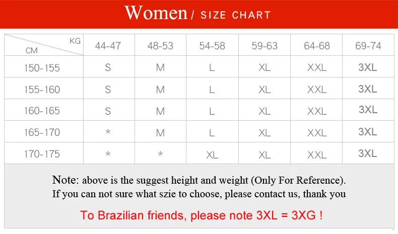 women size