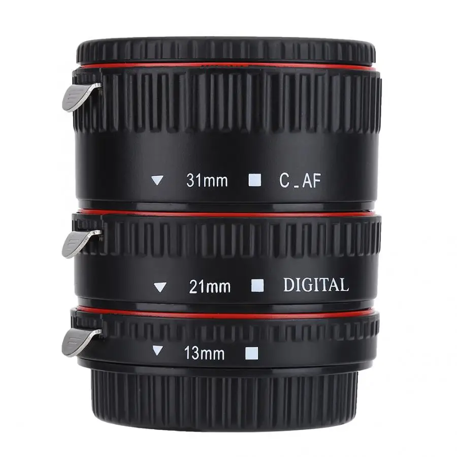 Auto Focus Macro Extension Tube Ring 13mm 21mm 31mm for Canon EOS EF Lens Mount for