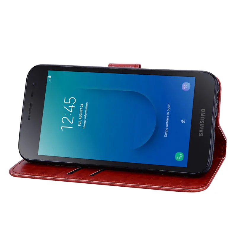 Чехол для samsung Galaxy J2 Core силиконовый кошелек кожаный флип чехол для samsung J2 J250F Funda для samsung J2 Core J260F чехол