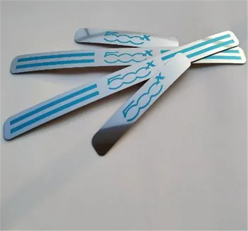 

For 2014-2017 Fiat 500X Car styling stainless steel Ultra-thin Scuff Plate/door cover outside door sill