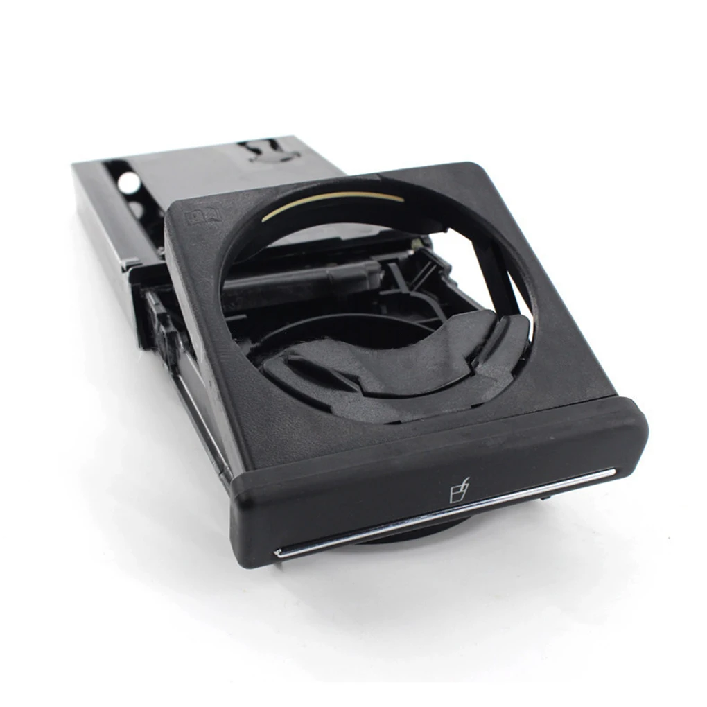 Matte Black Automobile Cup Holder for Audi A4 B6/B7 2002-2008 Cup Bottle Holder Car Cup Holder