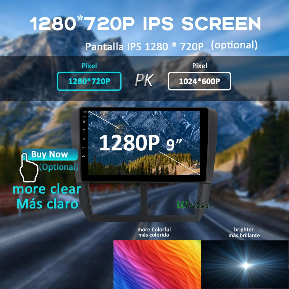 Discount 1280P Android 9.0 4G 64G Carplay GPS Radio for Subaru Forester 3 SH 2007-2013 Accessories Sedan DVD Navigation IPS Screen no DVD 1