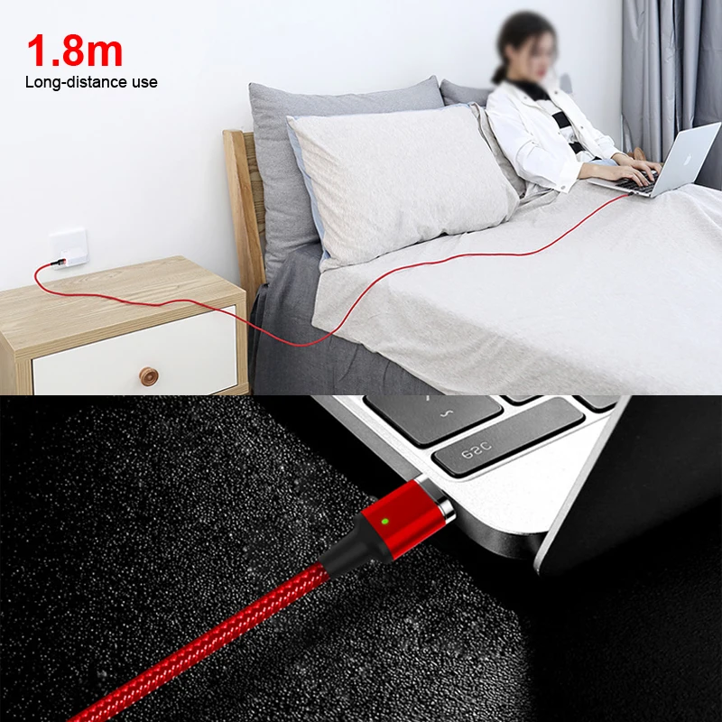 Магнитный кабель USB C 100 3,0 Вт PD 5А type C to type C кабель с магнитным маркером для зарядки QC 4,0 Быстрая зарядка 4,0 3,0 Быстрая зарядка
