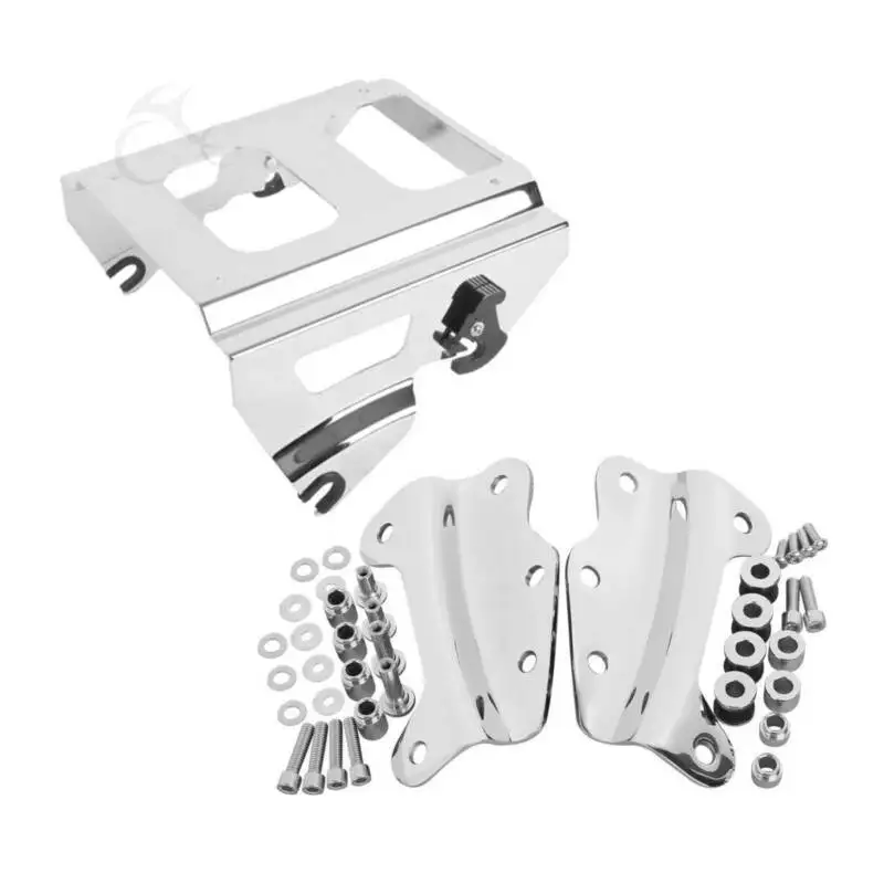 Motorcycle Detachable Solo Trunk Mount Rack Docking For Harley Tour Pak Touring Road King Street Glide FLTR FLTRX FLTRX 09-13