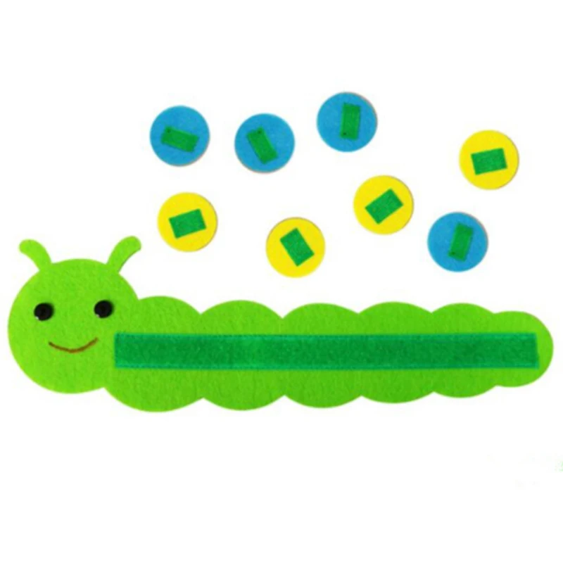 

Colorful Sorting Caterpillar Preschool Kindergarten Teaching Aids Toy Educational Early Learning Montessori Mathematical Game