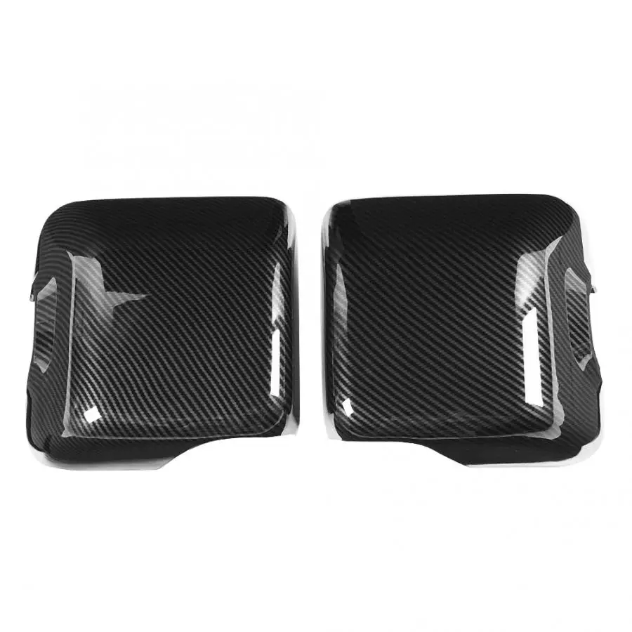 2pcs Car Side View Rearview Mirror Cover Trim Fit for Jeep Wrangler JL