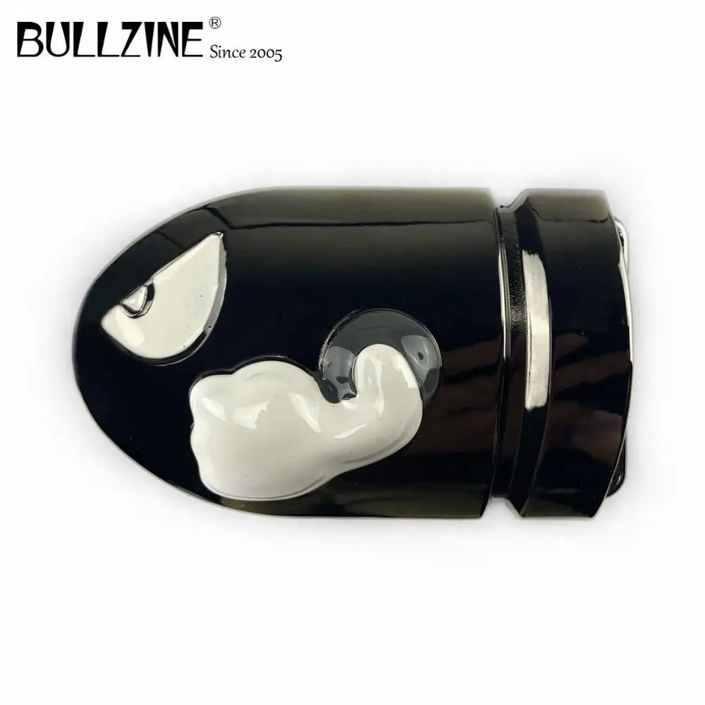 Пряжка ремня Bullzine Shark с черным ремешком подходит для шириной 4 см | Дом и сад