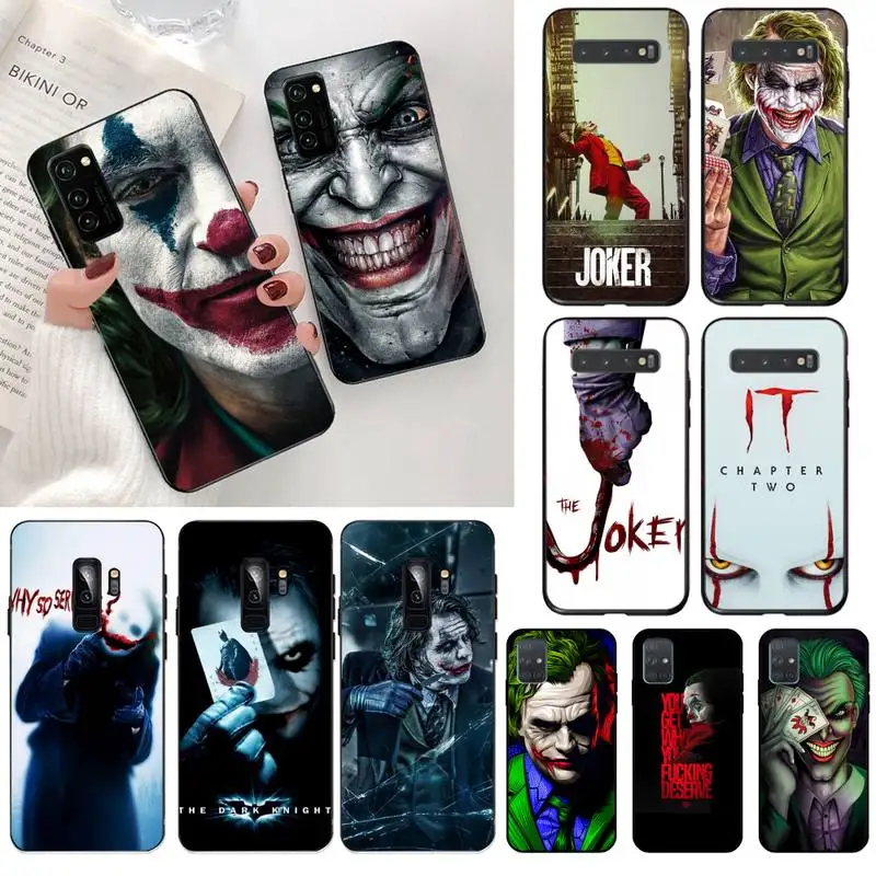 HPCHCJHM Joker Joaquin Чехол черный мягкий чехол для телефона Samsung S20 plus Ultra S6 S7 edge S8 S9 S10