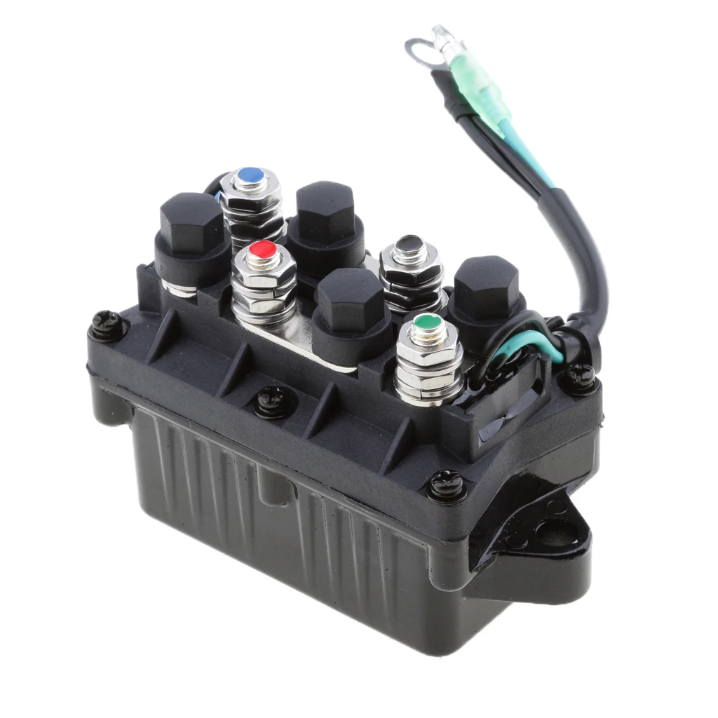 

2 Wire Engine Power Trim Tilt Relay Box For Yamaha Outboard 63P819500000