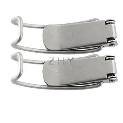 

Carrying Cases Boxes Hardware Security Hasp Latch Silver Tone 2 Pcs