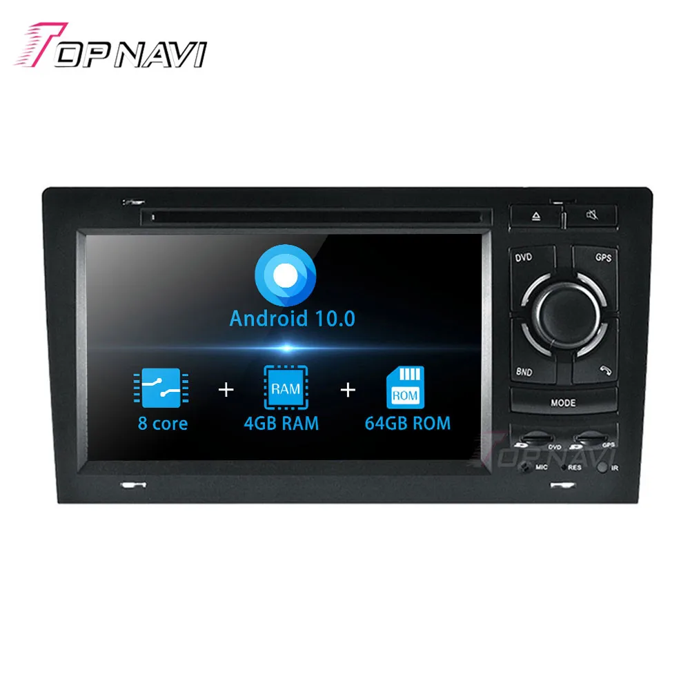 Topnavi Android 10.0 Car Stereo Video Player For Audi A8 S8 1994 1995 1996 1997 1998 1999 2000 2001 2002 2003 DVD GPS Navigation |