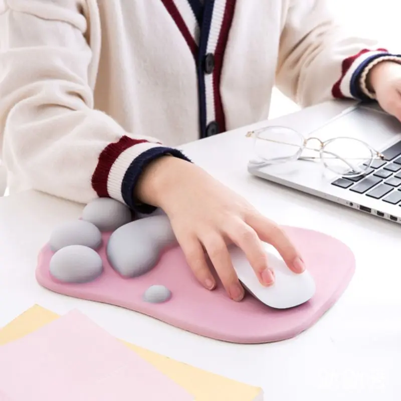 Soft Cat Paw Mouse Pad (3 Different Colors)