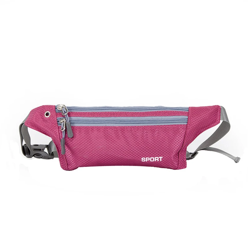 Aelicy Fashion Mini Fanny Pack For Women Men Portable USB Waist Pack Travel Multifunctional Waterproof Phone Belt Bag 1107