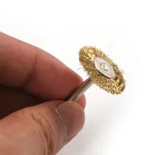 30 шт мини латунные щетки для колес Deburring/удаление пыли дерево, камень, металл полезный