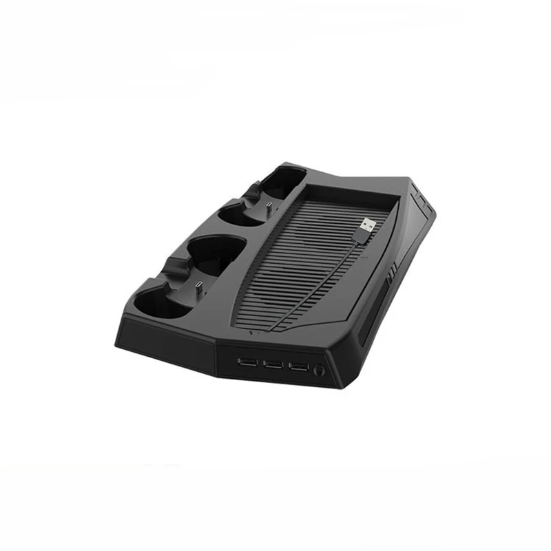 

For PS5 Vertical Cooling Fan Stand for -PlayStation 5 Digital Edition with 3 Hub Port Dual Controller Charging Station Charger