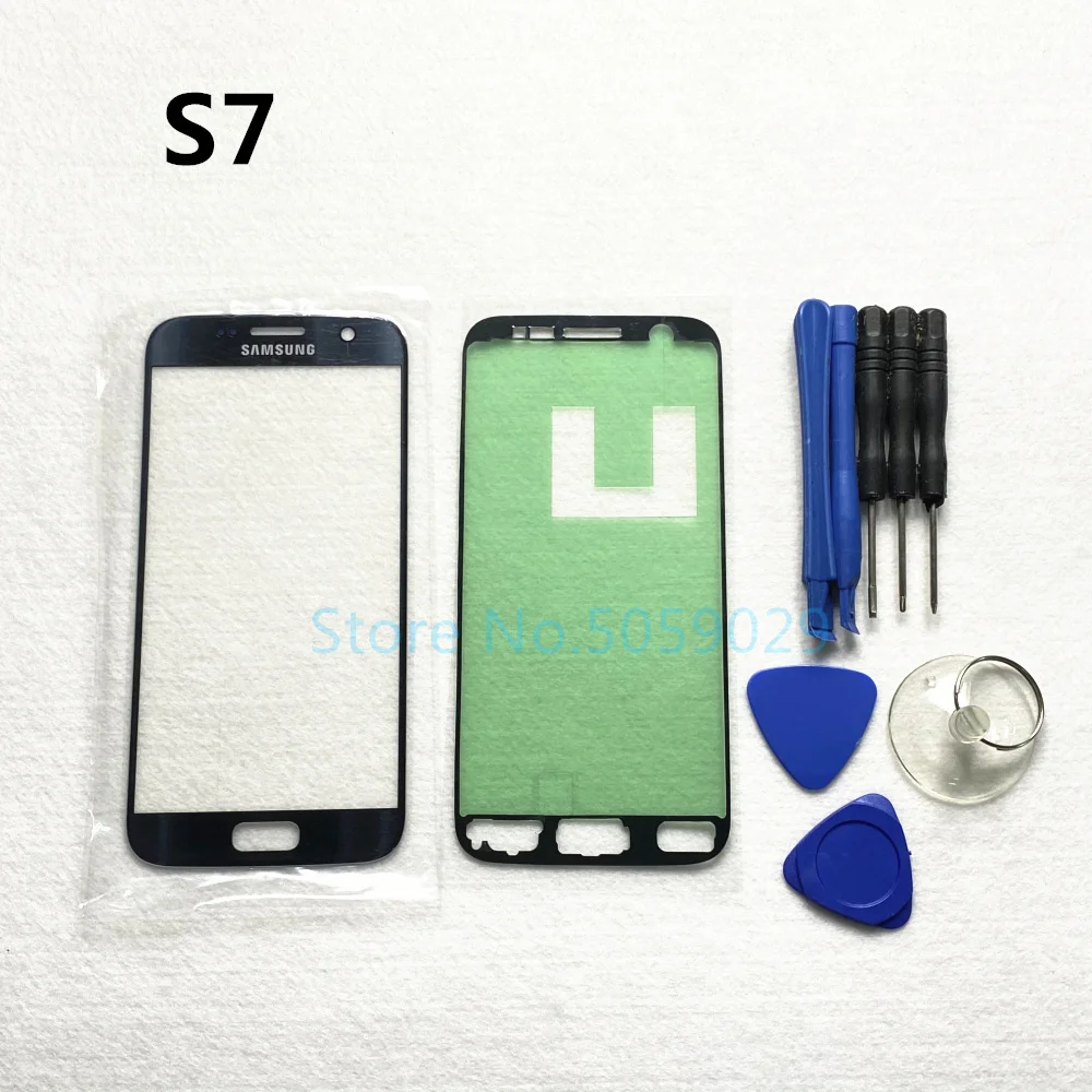 Сменное внешнее стекло для Samsung Galaxy S7 Edge G935 G930 ЖК дисплей сенсорный экран Переднее