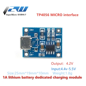 

TP4056 1A lithium battery special charging board Charging module OKI MICRO interface Mike USB