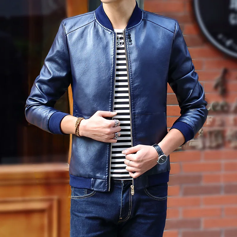 

Leather Coat Mens Leather Suede High Quality Male Leather