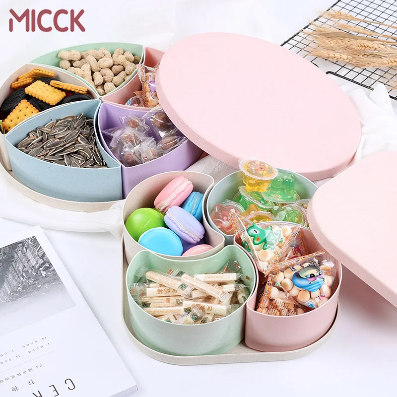 MICCK креативная коробка для конфет закусок пшеничной соломы орехов сухих фруктов
