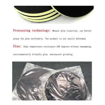 

Hook and Loop Interface pads Grinding Polishing Sandpaper Workshop Tool Set