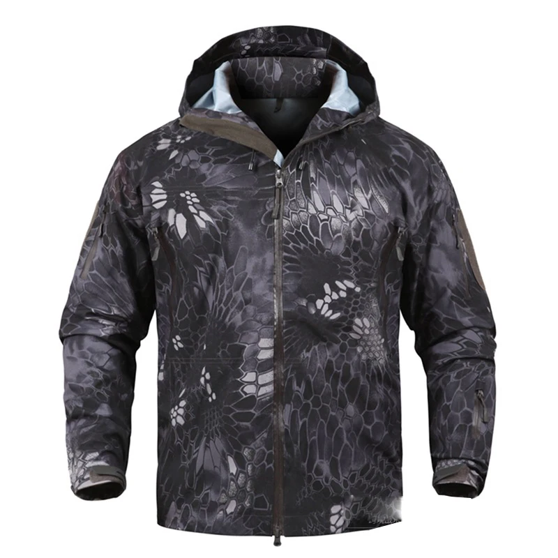 Мужская куртка жесткий водонепроницаемый пальто для охоты военный тактический на открытом воздухе одежда камуфляж для пустыни