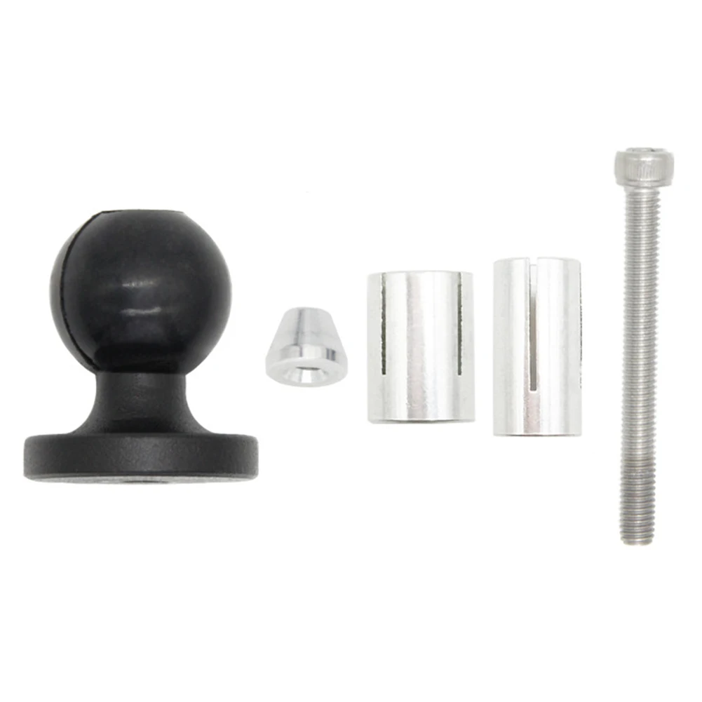 

Fork Stem Base Phone Holder Motorcycle Shockproof Practical Hollowed Out Rubber Easy Install Ball Head Mount DIY Camera Support