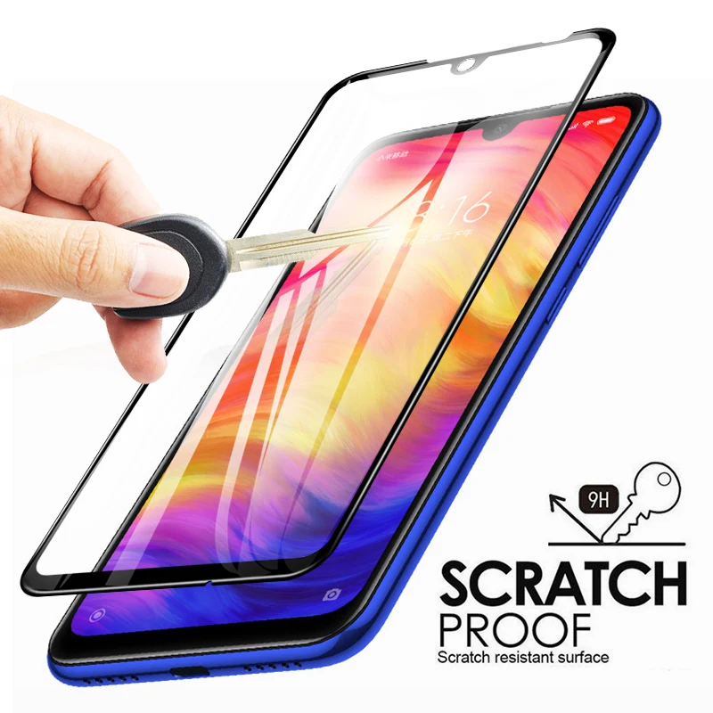 

Full Cover Tempered Glass For Xiaomi Redmi 8A Note 8 Pro 8T Mi A3 CC9 CC9 Mi 9 se Lite Screen Protector Phone Protective Glass