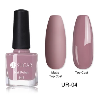

UR SUGAR Nail Polish candy Series Nail Varnish Matte Effect Color Nail Art Polish Quick Dry varnish 6ml