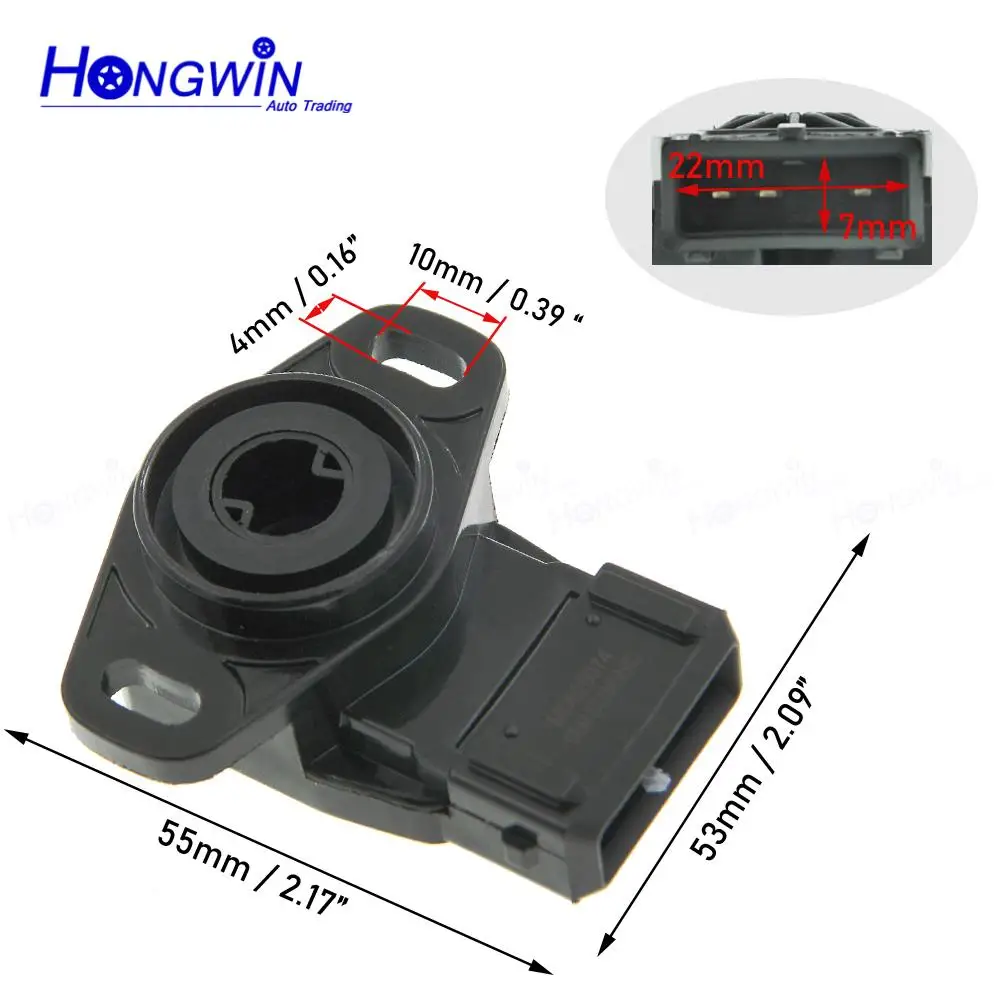 Throttle Position Sensor Genuine No. MD628074 Throttle Position Sensor TPS Sensor Fits Mitsubishi Lancer Outlander Pajero 550515 J5645001 TH404 1580818