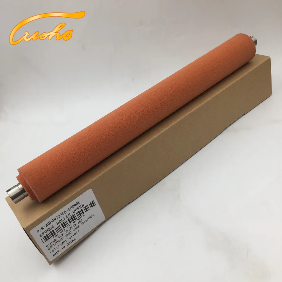 Совместимые и новые Bizhub C652 губка ролик для Konica Minolta Bizhub C452 C552 C652 губка внутренний ролик для термозакрепления пленки рукава