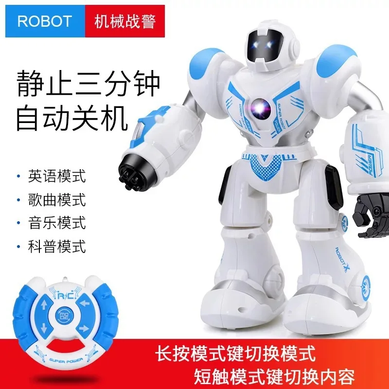 

Smart Remote Control Dancing Robot Alpha Dancer Early Education Machinery Cops Boy Children Toy Robot