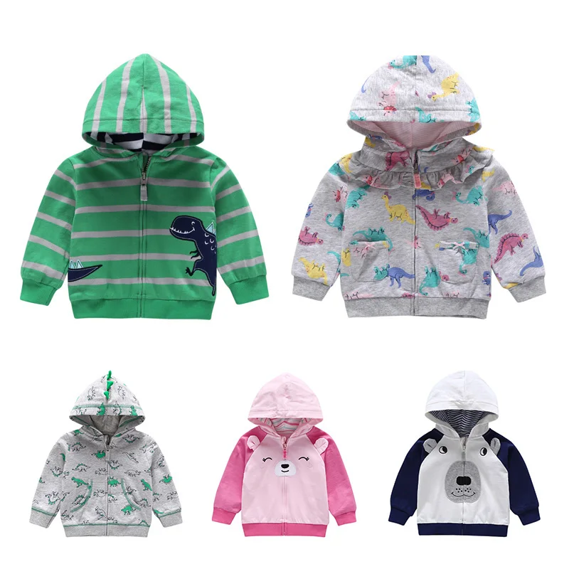 

Autumn Winter Baby Kids Unisex Coats Outwear Infants Girls Cute Cartoon Hooded Jacket Coats Children Boy Girls Clothing