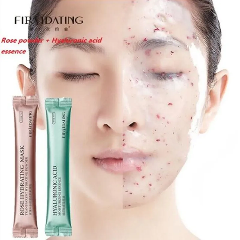 Hot 15G DIY SPA Collagen Rose Hyaluronic Acid Soft Mask Powder Face Mask Anti Aging Anti Wrinkle Peel Off Rubber Facial Mask