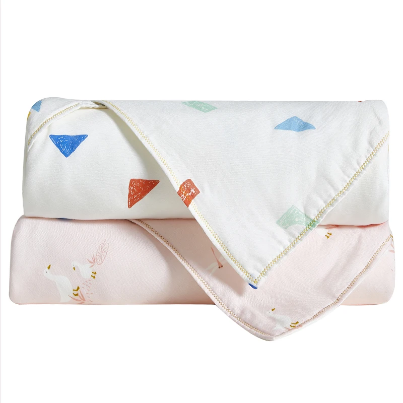 BabyGreat Bamboo Cotton Gauze Baby Air Conditioner Quilt Multi-Use Muslin Blanket Children Kindergarten Nap Quilt 120*150cm