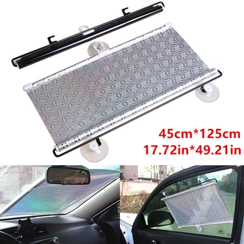 

Anti-UV Sun Visor 45*125cm Universal Vehicles Accessories Sucker mount