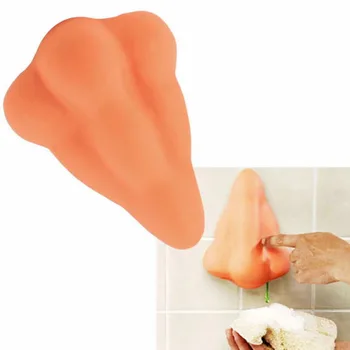 

1pcs Beautiful Nose Soap Shower Dispenser Gel and cheap for Bathroom with Suction Hooks novelty Newest
