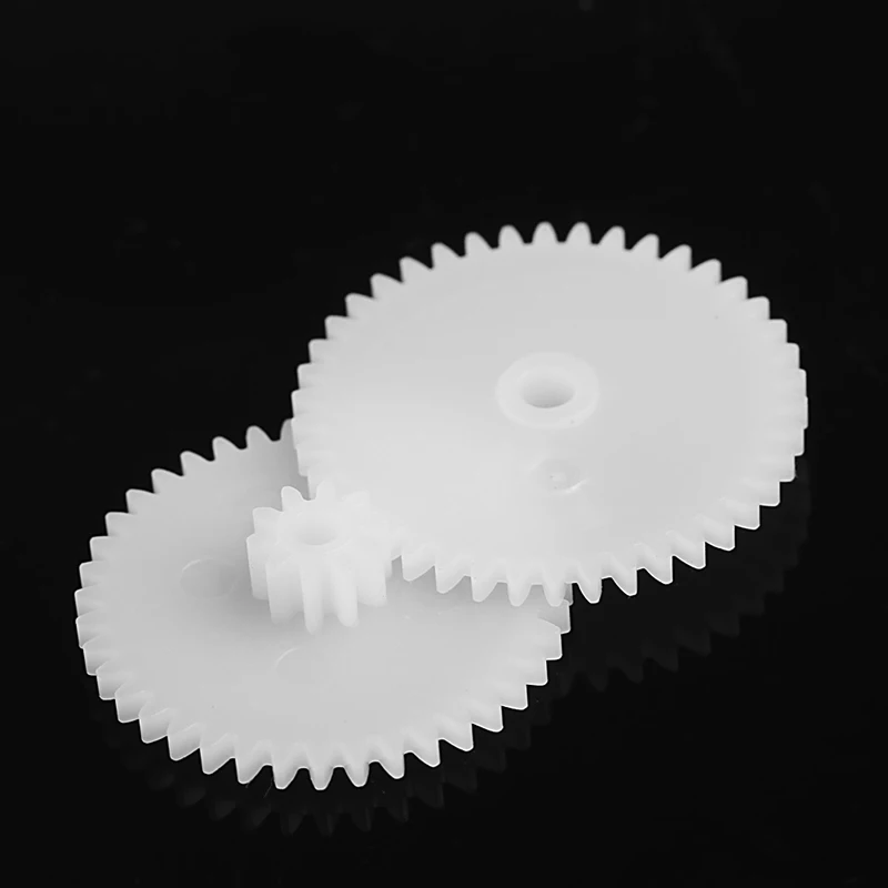 1 Set Hot 85pcs Plastic Gear Rack Pulley Belt Worm Gear Single Double Teeth